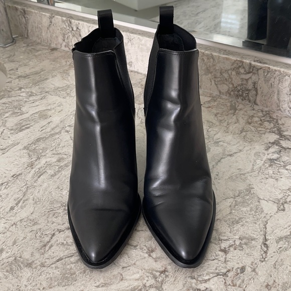 Vince Edith Leather Ankle Boot - Picture 2 of 9